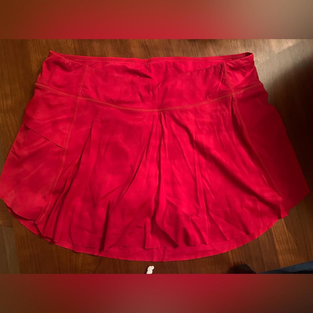 Zyia Active Large Red Tennis Skirt